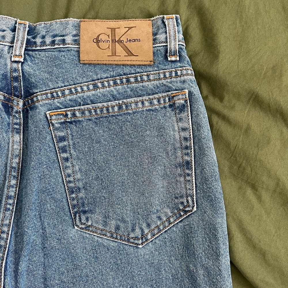 Calvin Klein Light Blue Denim Pants